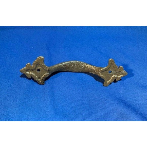 ONE Cast Iron Fleur-De-Lis Door Handles 0040 - Picture 4 of 12